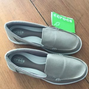 Crocs triple comforter slip on shoes, size 8